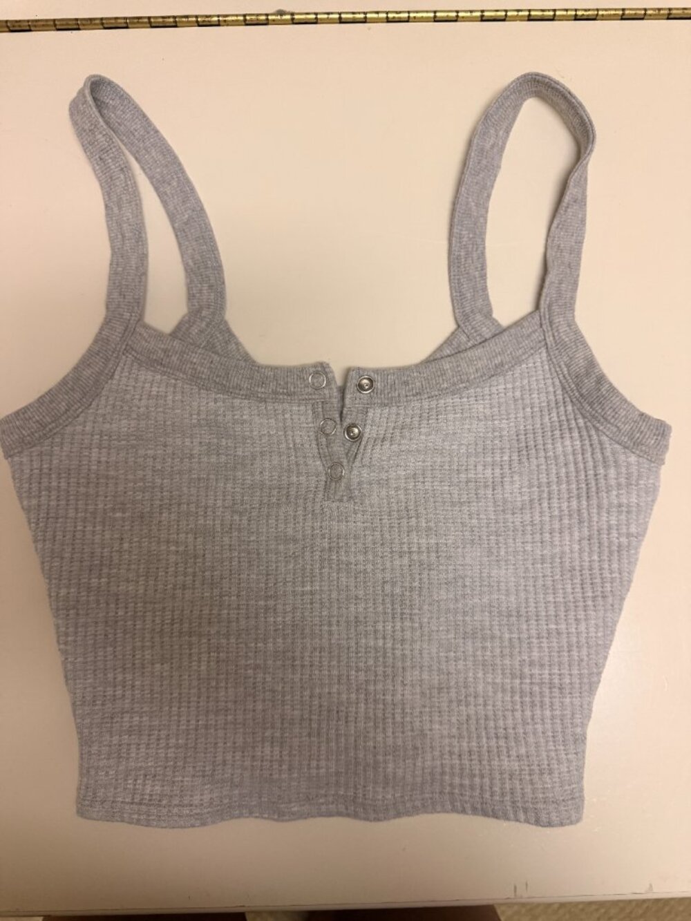 Pacsun Ribbed Grey Tank Top - Picture 3 of 4